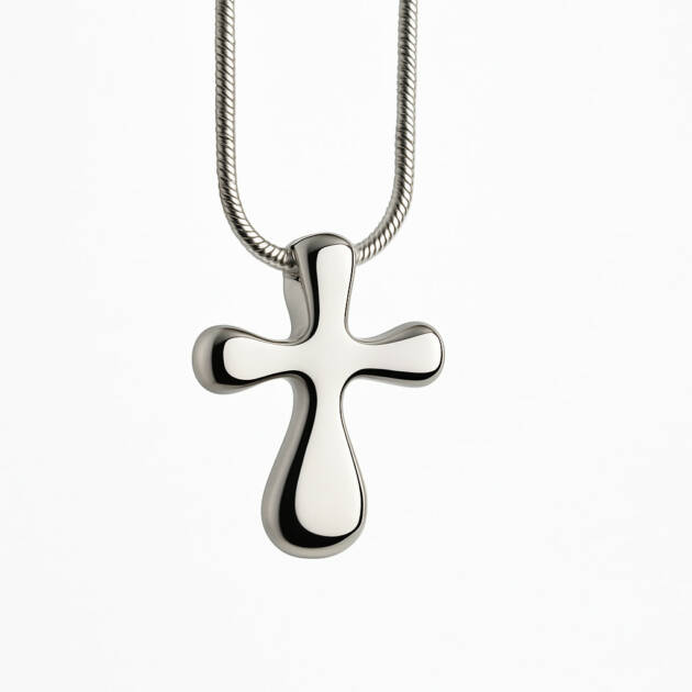 Colgante de acero para cenizas Cruz- Funeraria La Montañesa