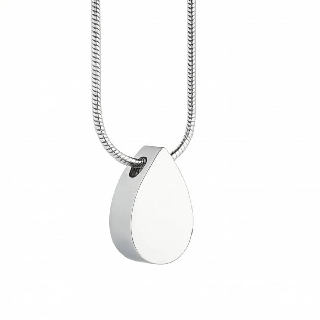 Colgante de acero para cenizas Lagrima - Funeraria La Montañesa