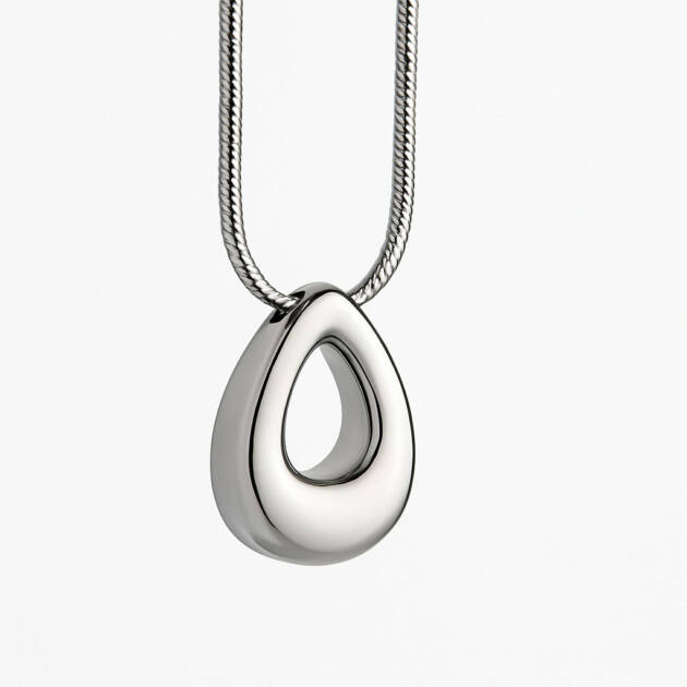 Colgante de acero para cenizas Lagrima - Funeraria La Montañesa